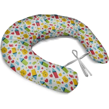 Kojící polštář Sablio Těhotenský polštář Dětské obrázky