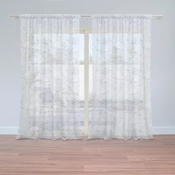 Záclona Sablio Záclony Letadla mezi mraky: 2 ks - 150x250 cm - Sablio