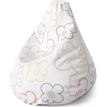 Sedací pytel Sedací vak Pear Dětské kvítí - Sablio - 140 x 100 x 25 cm