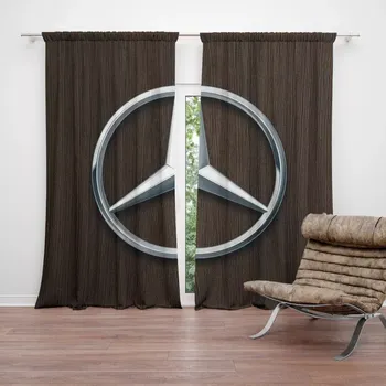 Závěs Sablio Závěsy Logo 5 Dřevo: 2 ks - 140x250 cm - Sablio