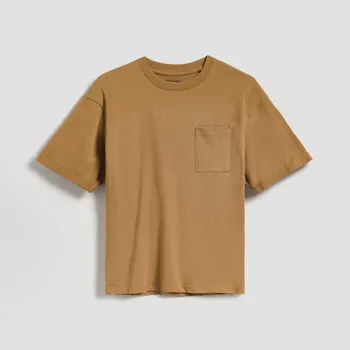 Chlapecké tričko Reserved - Bavlněné tričko - hnědá - 966HR-88X - 966HR-88X-164