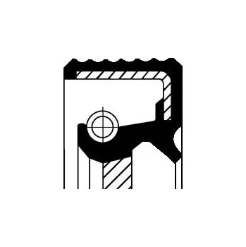 Těsnicí kroužek hřídele, diferenciál CORTECO 01027945B