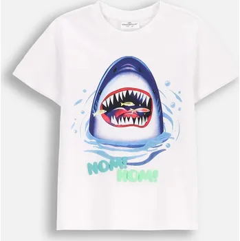 Chlapecké tričko Chlapecké bílé tričko s krátkým rukávem 098 Coccodrillo WC5