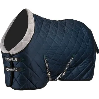 Vybavení pro koně Stájová deka ACAVALLO s límcem 200g navy 125cm