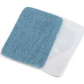 Nažehlovací záplaty riflové 5,3x7,9 cm, střední, 2 modrá jeans