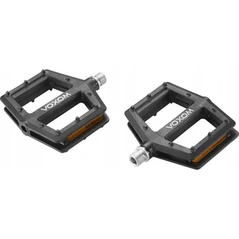 Pedál na kolo Cyklistické pedály Voxom MTB ploché Pe23 černé