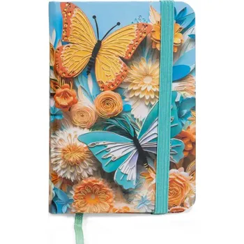 Zápisník s barevnou ořízkou 7,5 x 10,5 cm - 1404-0002