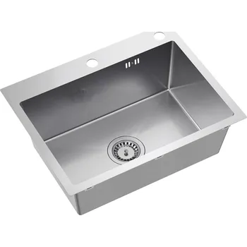 Nerezový dřez Ruvetti Look ocelový dřez 58x45 cm ocel 5003L_BS60_W