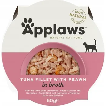 Krmivo pro kočku Applaws miska pro kočky Filé z tuňáka s krevetami 60g