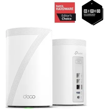 WiFi router TP-Link Deco BE68(2-pack) BE14000, WiFi 7, 1x 10GLAN, 1x 2.5GLAN,1x GALN, USB, 2,4/5/6GHz, 52449911