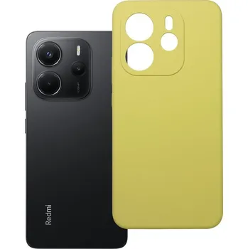 Náhradní kryt pro mobilní telefon Silikonový kryt 2mm Xiaomi Redmi Note 14 4G (Glkryt - 164.84mm X 78.15mm X 8.16mm) Lemon
