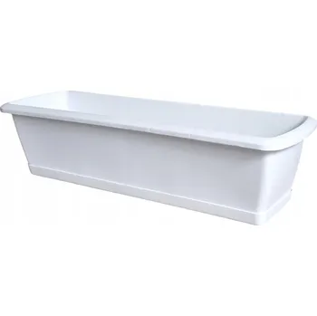 Květináč Květináč plast bílý Prosperplast 59 cm x 15 x 18,4 cm