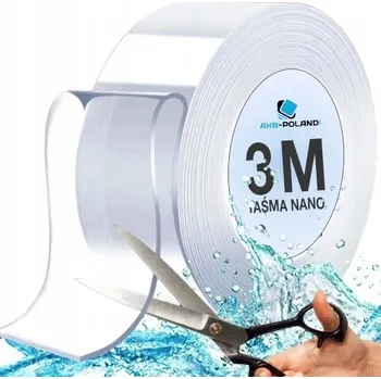 Oboustranná Páska 3m Opakovaně Použitelná Montážní NANO VODĚODOLNÁ SILNÁ