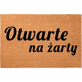 Rohožka KOKOSOVÁ VSTUPNÍ ROHOŽKA PŘED DVEŘE S HUMOREM - VTIPNÁ, PRO LIDI S NADSÁZKOU
