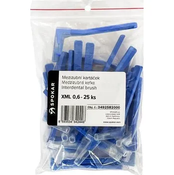 Zubní kartáček Spokar XML 0,6 mezizubní kartáček 25 ks