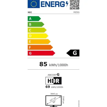 Monitor 50" LED NEC ME501 IR-2,3840x2160,VA,18/7,400cd (60005961)