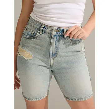 Sinsay - Džínové bermudy - tyrkysová - 742DB-65J - 742DB-65J-34