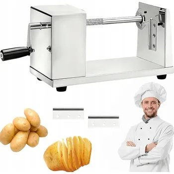 Kráječ na chleba PROFESIONÁLNÍ STROJEK NA SPIRÁLOVÉ BRAMBORY NA ŠPEJLI / TWISTER CHIPS