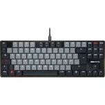 CHERRY CHERRY TAS KC 500 MX LP Corded, Mechanic kabelový klávesnice německá, QWERTZ černá, šedá