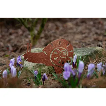 Zahradní dekorace Corgarden Zahradní dekorace Šnek 1051 28 x 19 cm Corten