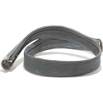 Organizér kabelů ASA 01018000004 ZIP Vertikální kabelový organizér se zipem, délka 750 mm, šedá