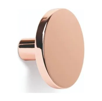 Nábytkové kování Nábytková úchytka knopka růžová lesklá 2,6 x 2,6 x 1,8 cm