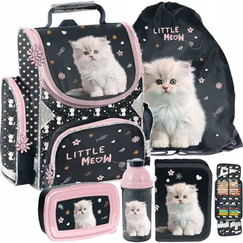 Školní batoh Školní batoh jednokomorový Paso modrý, růžový, vícebarevný