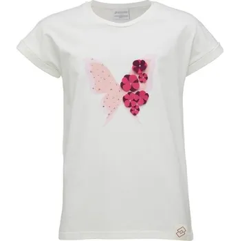 Dívčí oblečení Dívčí tričko Lotto LILIBETH 152/158 Bílá, Růžová