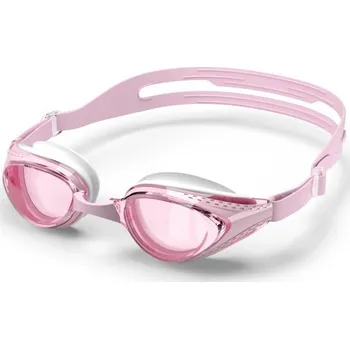 Plavecké brýle Plavecké brýle Univerzální velikost Silikonový rám UV ochrana Těsnící pohodlné brýle na plavání do bazénu i otevřené vody růžová