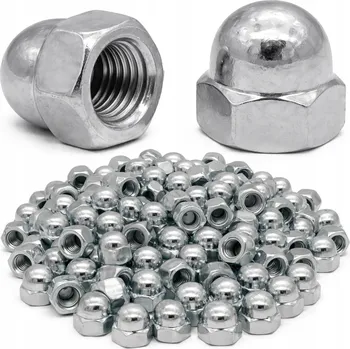 Matice Klobouková matice M6 nerezová INOX ocel A2 DIN 1587 100 ks