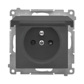 Elektrická zásuvka Elektrická Zásuvka hermetická Kontakt-simon šedá