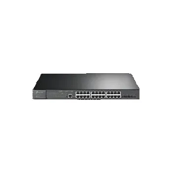 Switch TP-LINK "JetStream™ 24-Port Gigabit and 4-Port 10GE SFP+ L2+ Managed Switch with 24-Port PoE+PORT: 24× Gigabit PoE+ Por TL-SG342