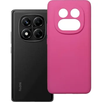 Náhradní kryt pro mobilní telefon Kryt pouzdra Silikonový 2mm Xiaomi Redmi Note 14 Pro 4G Růžová