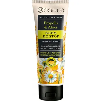 Kosmetika na nohy BARWA Receptury Natury Krém na nohy vyhlazující - Propolis & Aloe 100 ml