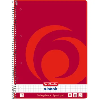 Sešit Sešit A4 s mřížkou Herlitz, 80 listů