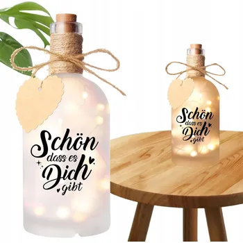 Dekorativní svítidlo Zátka do lahve LED světýlko do lahve s nápisem pohádkové LED osvětlení