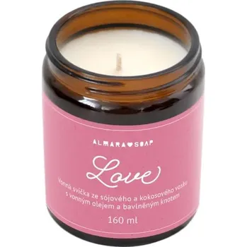 Svíčka Almara Soap Vonná svíčka LOVE