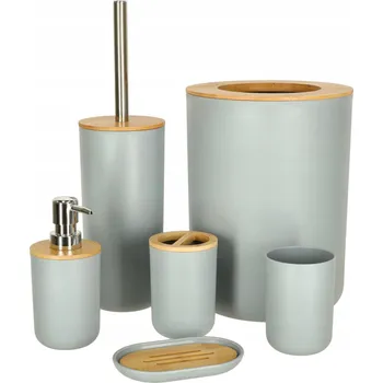 Dávkovač mýdla KOUPELNOVÁ SADA KOMPLET DÁVKOVAČ MÝDLA Kelímek Mýdlenka 6 DÍLŮ