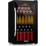 Klarstein Beersafe XXL Onyx, lednice, energetická třída C, LED, 3 kovové rošty, skleněné dveře, černá 230630478