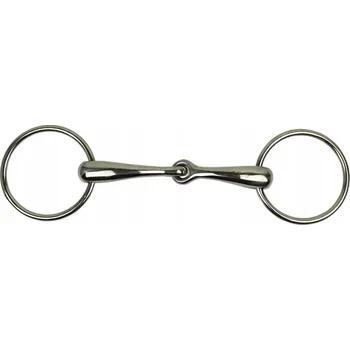 Udidlo pro koně Udidlo York anatomická, jednotlivě lomená, 17 mm, 10,5 cm