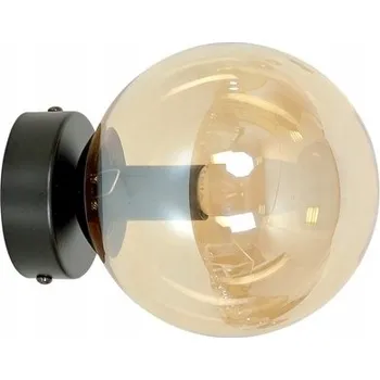 Nástěnné svítidlo ROSSI K1 BL MIODOWY Nástěnné svítidlo (kinkiet) Ocel lakovaná. sklo Černá 10W MAX LED