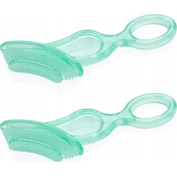 BRUSH-BABY Kousátko s kartáčkem 10-36 měsíců x2 (2 kusy)