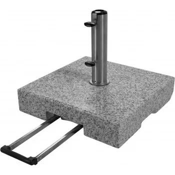 Stojan na slunečník Doppler TROLLEY 70 kg - žulový pojízdný stojan pro slunečníky - Zboží s drobnou vadou (SO83)