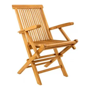 Zahradní sestava Doppler TAMAN RUSSET FSC- zahradní skládací teakové křeslo - Rozbalené zboží (N366,N514)