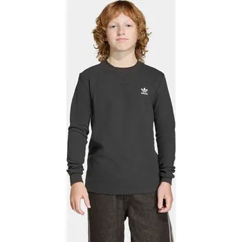 Dětské tričko s dlouhým rukávem adidas Originals KD5530 černá 99X, vel. 140