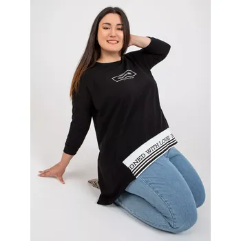 Dámská košile Tunika RV TU 7779.69 černá jedna velikost