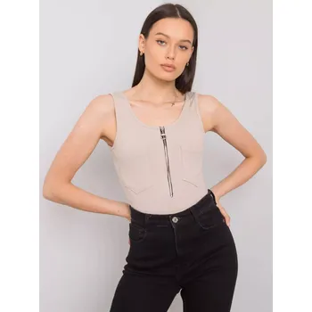 Dámský top DHJ TP 13287.36P béžová jedna velikost