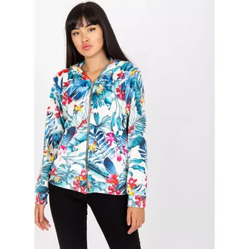 Dámská mikina Mikina RV BL 8120.69P bílá a modrá L/XL