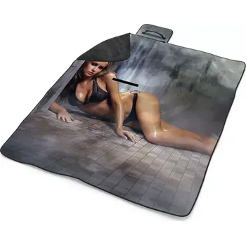 deka Sablio Plážová deka Sexy žena: 200x140 cm