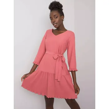 Dámské šaty Šaty LK SK 507733.80P tmavě růžová 36